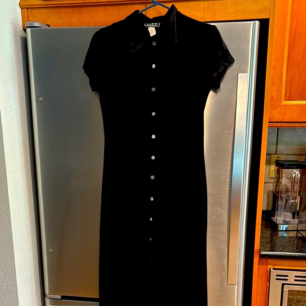 City Triangle Elegant Button Up Dress